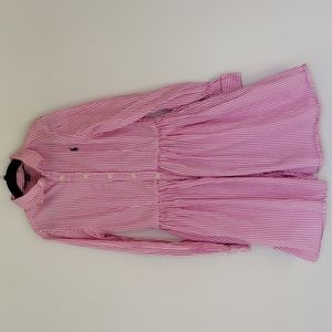 Polo Ralph Lauren Red Stripped Dress. Size 10